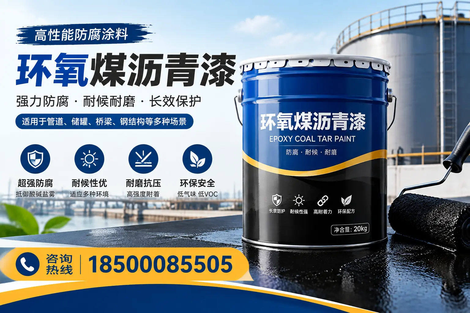 环氧煤沥青漆的施工步骤详解，邯郸装修必备知识